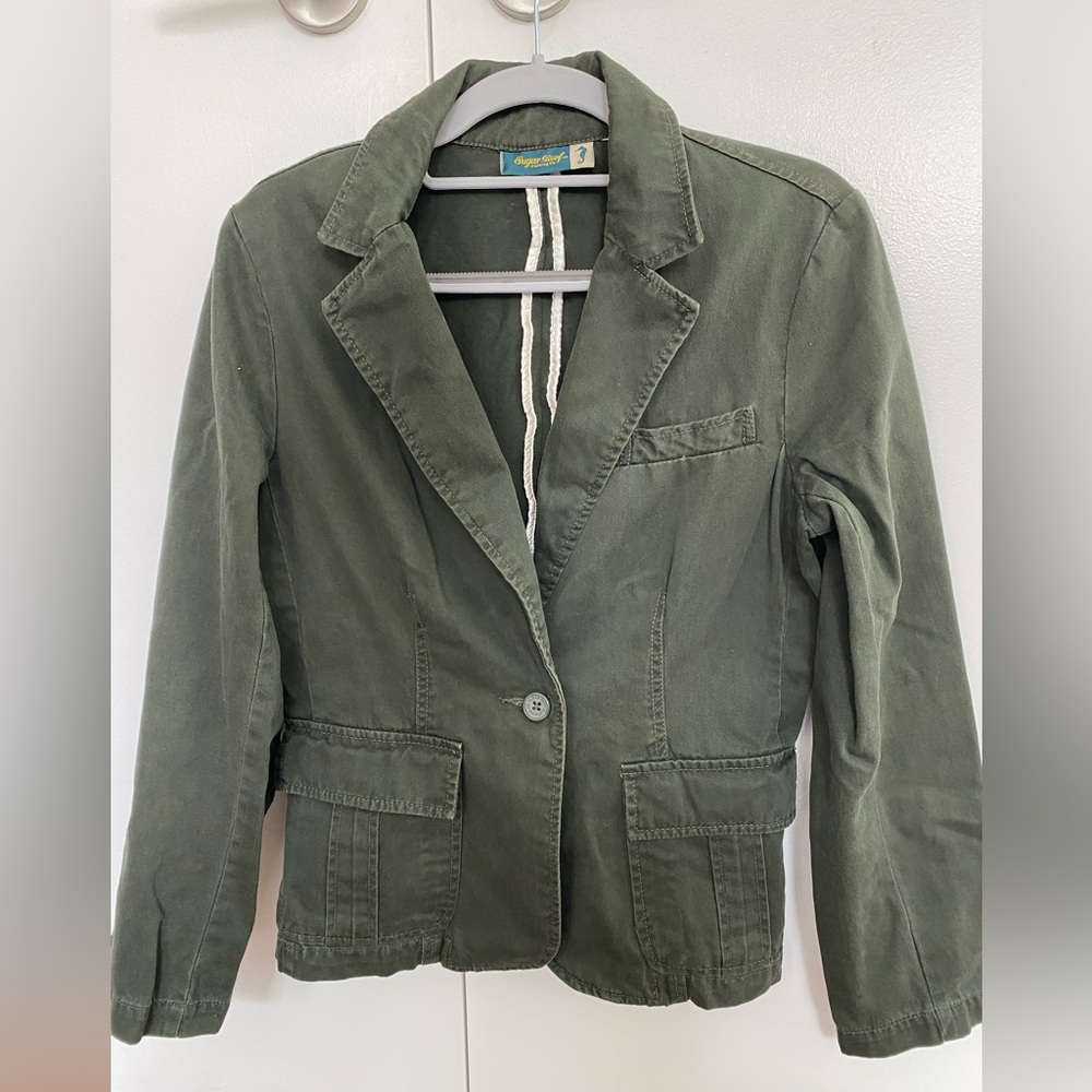 Sugar Reef Green blazer jacket size small